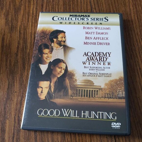 Good Will Hunting (DVD, 1998, Collectors Series) Robin Williams Matt Damon - Picture 1 of 4